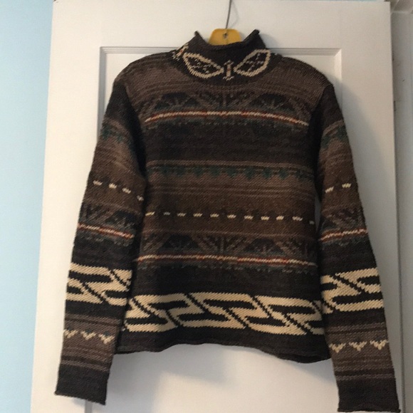 Ralph Lauren Navajo print sweater,New Products : American Fashion Style Bags On Sale